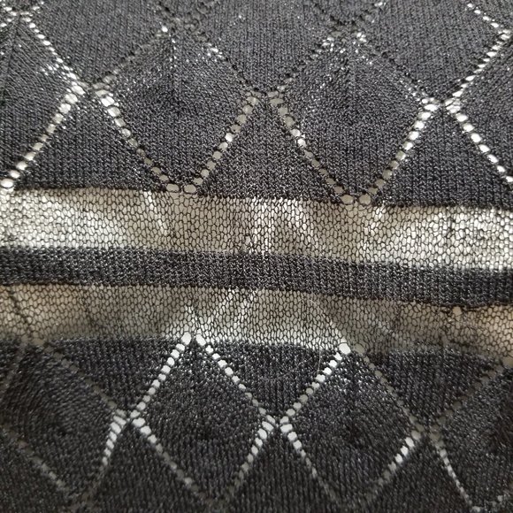 For Love And Lemons Knitz sweater Medium Joni lightweight knit semi sheer boho - Picture 9 of 16